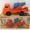 Vintage Dinky 960 - Lorry Mounted Concrete Mixer - Orange Black Wheels