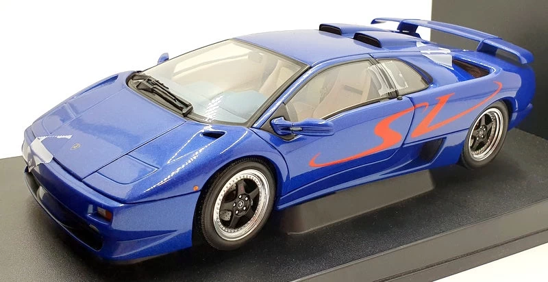 Autoart 1/18 Scale Diecast 70082 - Lamborghini Diablo SV Coupe - Met Blue