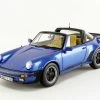 1/18 Norev 1987 Porsche 911 Turbo Targa (Blue) Diecast Car Model