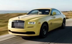 1/18 HH Model Rolls-Royce Semaphorc Yellow Black Badge Resin Car Model Limited 30 Pieces