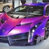 1/18 HH Model Lamborghini Supercar Veneno Series Gun Chameleon Violet
