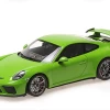 1/18 Minichamps Porsche 911 GT3 2018 YELLOW/GREEN (SHMEE 150) Diecast Full Open