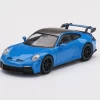 1/64 MINI GT Porsche 911 (992) GT3 Shark Blue Diecast Car Model