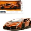 Lamborghini Veneno Bronze Metallic "Hyper-Spec" Series 1/24 Diecast Model Car By Jada