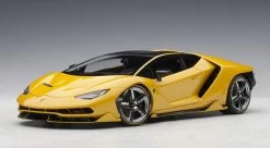 1/18 AUTOart Lamborghini Centenario (New Giallo Orion Metallic Yellow) Car Model