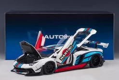 1/18 AUTOart Lamborghini Aventador Liberty Walk LB-Works (Martini Livery) Limited Edition Model Car