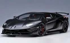 1/18 AUTOart Lamborghini Aventador SVJ (Nero Nemesis Matte Black) Car Model