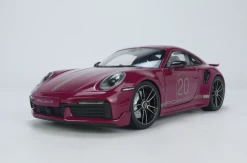 1/18 Minichamps 2021 Porsche 911 (992) Turbo S Coupe Sport Design 20th Anniversary Edition (Red) Full Open Diecast Car Model Limited 500 Pieces