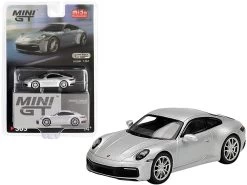 Porsche 911 Carrera 4S LHD GT Silver Metallic Limited Edition To 3000 Pieces Worldwide 1/64 Diecast Model Car By True Scale Miniatures