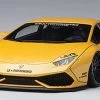 1/18 AUTOart LIBERTY WALK LB-WORKS LAMBORGHINI HURACAN (METALLIC YELLOW) Car Model