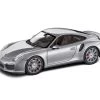 1/43 Dealer Edition 2013 Porsche 911 (991) Turbo (Silver) Car Model