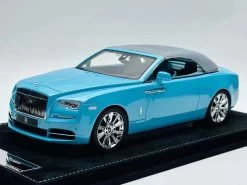 1/18 HH Model Rolls-Royce Dawn (Turquoise Blue) Resin Car Model Limited 30 Pieces