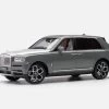 1/18 Dealer Edition Rolls-Royce RR Cullinan (Nardo Grey With Silver Hood) Fully Open Diecast Car Model