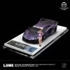 1/64 Time Micro Lamborghini Aventador LP700 GTEVO LBWK (Purple) Car Model With Figure
