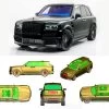1/8 VMB Rolls-Royce Mansory Cullinan (Black & Silver) Limited Resin Car Model