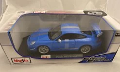 1/18 Maisto Porsche 911 GT3 RS 4.0 (Blue) Diecast Car Model