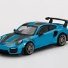 1/64 Mini GT Porsche 991 911 GT2 RS Weissach Package (Miami Blue) Car Model
