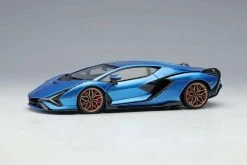 1/43 Makeup 2019 Lamhorghini Sian FKP 37 (Blu Aegir Blue) Car Model Limited 80 Pieces