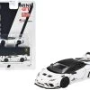 Lamborghini Huracan GT LB Works White With Black Top Limited Edition To 2400 Pieces Worldwide 1/64 Diecast Model Car By True Scale Miniatures