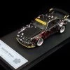 1/64 Time Model Porsche 911 964 RWB Japan Sakura Diecast Car Model