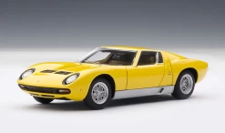 1/43 AUTOart LAMBORGHINI MIURA SV - YELLOW WITH OPENINGS Diecast Car Model 54541