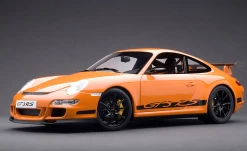 1/12 AUTOart PORSCHE 911 (997) GT3 RS - ORANGE WITH BLACK STRIPES Diecast Car Model 12117