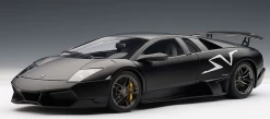 1/18 AUTOart LAMBORGHINI MURCIELAGO LP670-4 SV - NERO NEMESIS / MATT BLACK Diecast Car Model 74618