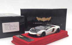 1/43 HH Model LB WORKS Lamgorghini Aventador 2.0 (Chrome Silver) Diecast Car Model Limited