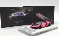 1/43 Fuelme Lamborghini Aventador Roadster LB Works 50th Anniversary (Pearl Pink) Diecast Car Model