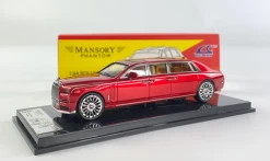 1/64 Rolls-Royce Phantom VIII EWB (Transparent Red) Diecast Car Model