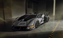 1/18 MR Collection Lamborghini Essenza SCV12 (Grigio Nimbus) Resin Car Model