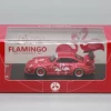 1/64 Time Micro Porsche 911 993 Love Flamingo Theme Car Model