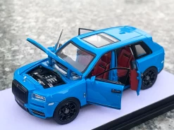 1/64 DCM Rolls-Royce RR Cullinan (Blue) Fully Open Diecast Car Model Limited