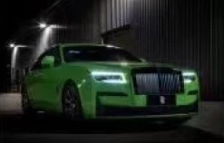 1/18 HH Rolls-Royce 2nd Generation Ghost Black Badge (Modern Green) Resin Car Model Limited 30 Pieces