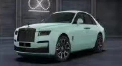 1/18 HH Rolls-Royce 2nd Generation Ghost Black Badge (Segano Green) Resin Car Model Limited 30 Pieces