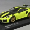 1/43 Porsche 911 (991 II) GT2 RS Weissach Package 2018 (Acid Green With Silver Wheels) Car Model