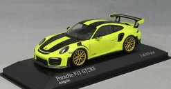 1/43 Porsche 911 (991 II) GT2 RS Weissach Package 2018 (Acid Green With Silver Wheels) Car Model
