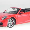 1/18 Porsche 911 992 Carrera 4S Cabriolet (Red) Car Model