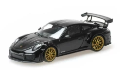 1/43 Minichamps 2018 Porsche 911 (991.2) GT2 RS Weissach Package (Black With Gold Rims) Car Model
