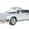 1/18 KK-Scale 1988 Porsche 911 Carrera Convertible 3.2 (Silver) Diecast Car Model