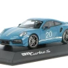 1/43 Dealer Edition Porsche 911 Turbo S China 20th Anniversary Edition (Oslo Blue) Car Model