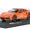 1/43 Dealer Edition Porsche 911 Turbo S China 20th Anniversary Edition (Gulf Orange) Car Model