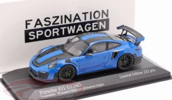 1/43 Minichamps 2018 Porsche 911 (991.2) GT2 RS Weissach Package (Voodoo Blue With Black Rims) Car Model
