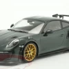 1/18 Minichamps 2018 Porsche 911 (991.2) GT2 RS Weissach Package (British Racing Green With Golden Wheels) Car Model