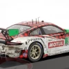 1/43 Spark 2021 Porsche 911 GT3 R Dirty Version #9 Class Winner 12h Sebring Pfaff Motorsports Laurens Vanthoor, Lars Kern, Zacharie Robichon Car Model