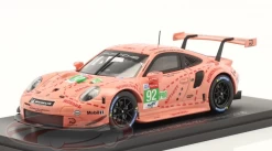 1/43 Spark 2018 Porsche 911 RSR #92 Class Winner LMGTE Pro Pink Pig 24h LeMans Porsche GT Team Michael Christensen, Kevin Estre, Laurens Vanthoor Car Model
