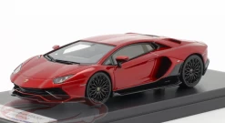 1/43 Looksmart 2021 Lamborghini Aventador LP780-4 Ultimae (Efesto Red) Car Model