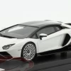 1/43 Looksmart 2021 Lamborghini Aventador LP780-4 Ultimae (White Carbon) Car Model