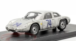 1/43 Dealer Edition 1964 Porsche 356 B 2000 GS Carrera GT #74 Targa Florio Car Model