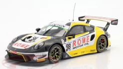1/18 Ixo 2019 Porsche 911 GT3 R #98 5th 24h Spa Rowe Racing Romain Dumas, Sven Müller, Mathieu Jaminet Car Model